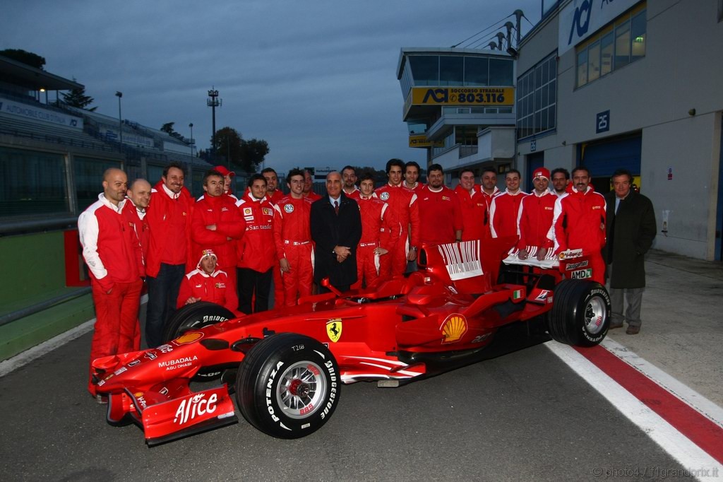 Test Ferrari F2008 Italian F3 Drivers Vallelunga